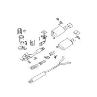 OEM 2004 Nissan Altima Insulator-Exhaust Mounting Diagram - 20621-8J000