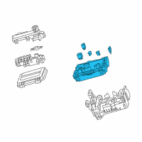 OEM Cadillac ATS Fuse & Relay Box Diagram - 84014013