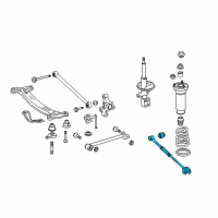 OEM 2009 Toyota Avalon Rear Lateral Arm Diagram - 48730-07050