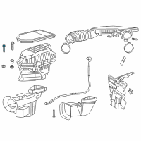 OEM 2017 Dodge Challenger Screw-HEXAGON Head Diagram - 6509830AA