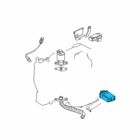 OEM 1997 Pontiac Trans Sport Canister Asm, Evap Emission Diagram - 17113335