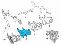 OEM 2022 Kia Carnival GASKET-WATER PUMP Diagram - 213543N440