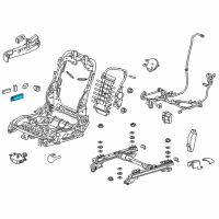 OEM 2020 Acura MDX Switch Assembly, Passenger Side Power Seat (8Way) (Premium Black) Diagram - 81250-TYR-A01ZA