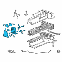 OEM Chevrolet Volt RELAY ASM-HIGH VLTG BAT DISCONNECT Diagram - 24297383