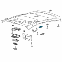 OEM 2016 Ford Focus Dome Lamp Diagram - AM5Z-13776-HL