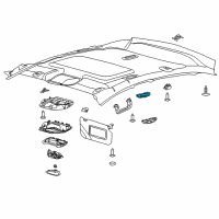 OEM 2014 Ford Focus Dome Lamp Diagram - AM5Z-13776-GF