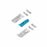 OEM 2009 Nissan Maxima Floor-Front, Center Diagram - G4310-9N0MA