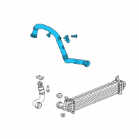 OEM 2019 Buick Envision Outlet Tube Diagram - 23313886