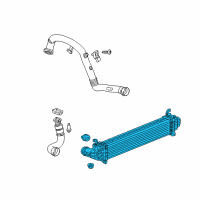 OEM 2017 Buick Envision Intercooler Diagram - 84634949