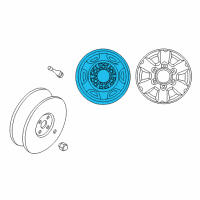 OEM Nissan D21 Wheel Assy-Disc Diagram - 40300-05G00