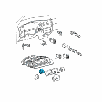 OEM 2001 Toyota Tacoma Tachometer Diagram - 83881-04100