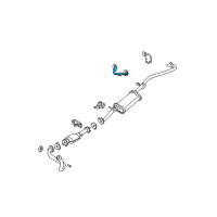 OEM Chevrolet S10 Bracket Asm-Exhaust Muffler Front Hanger Diagram - 15994991