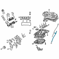 OEM 2014 Ram ProMaster 3500 Tube-Engine Oil Indicator Diagram - 68160278AC