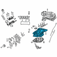 OEM 2016 Ram ProMaster 1500 Pan-Engine Oil Diagram - 68051597AD