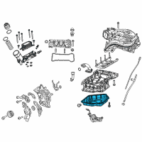 OEM 2019 Dodge Grand Caravan Pan-Engine Oil Diagram - 5184404AG