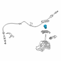 OEM Toyota C-HR Shift Knob Diagram - 33504-10071-C2