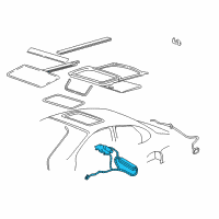 OEM Mercury Motor Assembly Diagram - 3F1Z-15790-AA