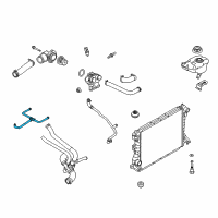 OEM 2013 Ford Mustang Reservoir Hose Diagram - AR3Z-8276-A