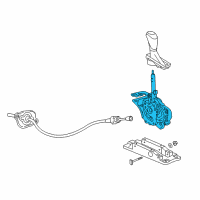 OEM Chevrolet Traverse Shifter Diagram - 13534326