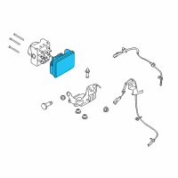 OEM 2020 Ford Police Responder Hybrid ABS Control Unit Diagram - KG9Z-2C219-M