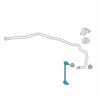 OEM 2015 Honda Fit Link, Left Front Stabilizer Diagram - 51325-T5A-003