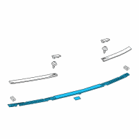 OEM 2016 Lexus RC350 Lamp Assembly, Stop Center Diagram - 81570-24070