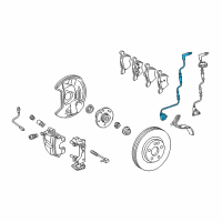 OEM 2005 Chrysler Crossfire Wiring-Wheel Speed Diagram - 5099908AA