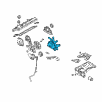 OEM 2003 Infiniti M45 Pump Assembly-Oil Diagram - 15010-AR710