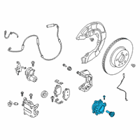 OEM 2022 Toyota GR Supra Hub & Bearing Diagram - 42410-WAA02