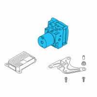 OEM 2012 BMW 535i xDrive Dsc Hydraulic Unit Diagram - 34-51-6-860-157