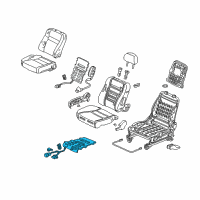 OEM 2004 Acura TSX Heater, Right Front Seat Cushion Diagram - 81134-SEC-A51