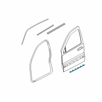 OEM 2005 Jeep Liberty Seal-Rocker Diagram - 55360663AA