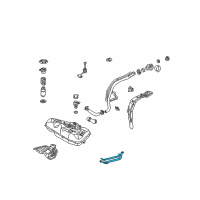 OEM Toyota Corolla Fuel Tank Mount Strap Diagram - 77602-12210