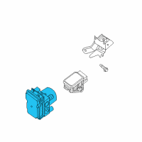 OEM 2014 Nissan Maxima Abs Pump Modulator Assembly Anti Lock Brake Diagram - 47660-ZY90C