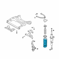 OEM 2010 Infiniti EX35 Front Spring Diagram - 54010-1BG2A