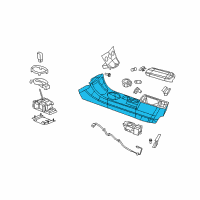 OEM 2008 Dodge Avenger Console-Floor Diagram - 1GP621DBAA