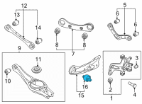 OEM Hyundai Ioniq 5 BUSH-RR TRAILING ARM Diagram - 55278-GI000