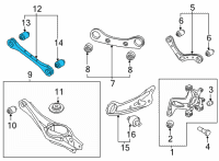 OEM Hyundai Ioniq 5 ARM ASSY-RR ASSIST Diagram - 55250-GI000