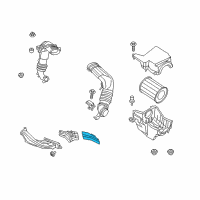 OEM 2018 Ford Focus Inlet Duct Diagram - BV6Z-9C675-A