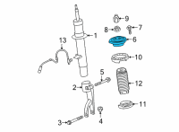 OEM 2022 BMW X6 Guide Support Diagram - 31-30-6-866-260