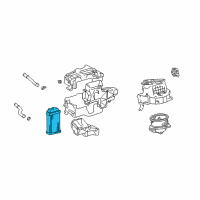 OEM 2006 Toyota Sequoia Heater Core Diagram - 87107-0C020