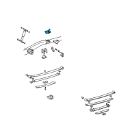 OEM 1995 Toyota Tacoma Shock Upper Bracket Diagram - 48505-35050