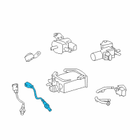 OEM 2017 Toyota Tundra Rear Oxygen Sensor Diagram - 89465-0C290