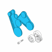 OEM 2011 Jeep Liberty Belt-SERPENTINE Diagram - 5135746AA