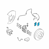 OEM 2019 Nissan 370Z Front Brake Pads Kit Diagram - D1060-JL00J