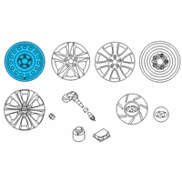 OEM 2014 Hyundai Elantra Forte 15 Inch Wheel Diagram - 52910-3Y050