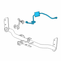 OEM 2013 Chevrolet Equinox Harness Asm-Trailer Rear Wiring Diagram - 20807039