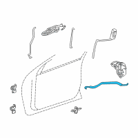 OEM 2004 Chrysler Concorde Link-Inside Handle To Latch Diagram - 4574140