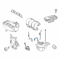 OEM 2004 Toyota Matrix Oil Pump Gasket Diagram - 15193-88600