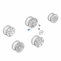 OEM Lincoln LS Valve Stem Diagram - FOTZ-1700-AA